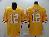 Nike Buccaneers 12 Tom Brady Yellow New 2020 Vapor Untouchable Limited Jersey,baseball caps,new era cap wholesale,wholesale hats